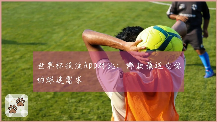 世界杯投注App对比：哪款最适合你的球迷需求