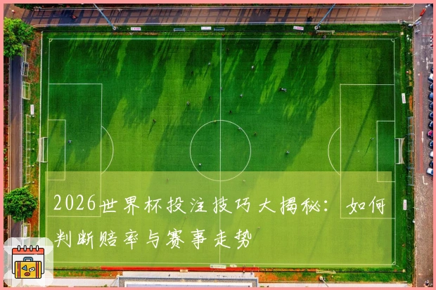 2026世界杯投注技巧大揭秘：如何判断赔率与赛事走势